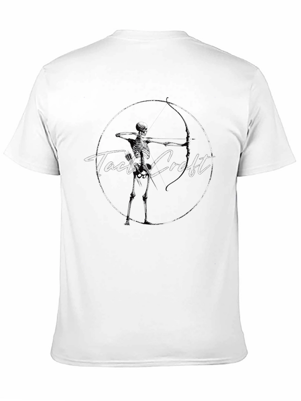 Tact Croft Skeleton Archer Graphic Tee - Black