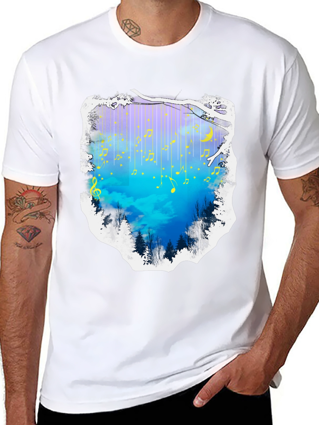 Musical Forest Graphic Tee