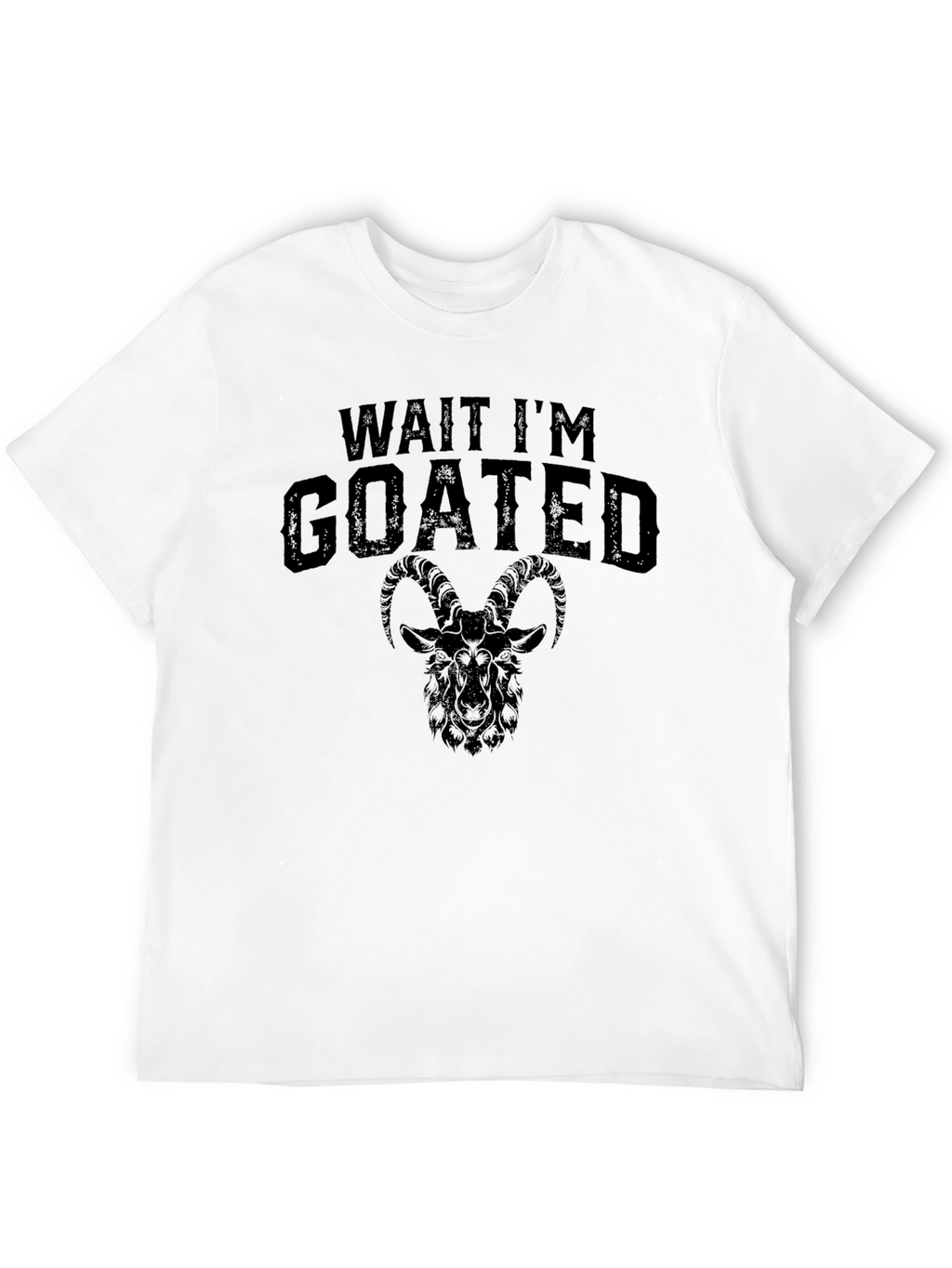 Wait Im Goated Black Graphic Tee