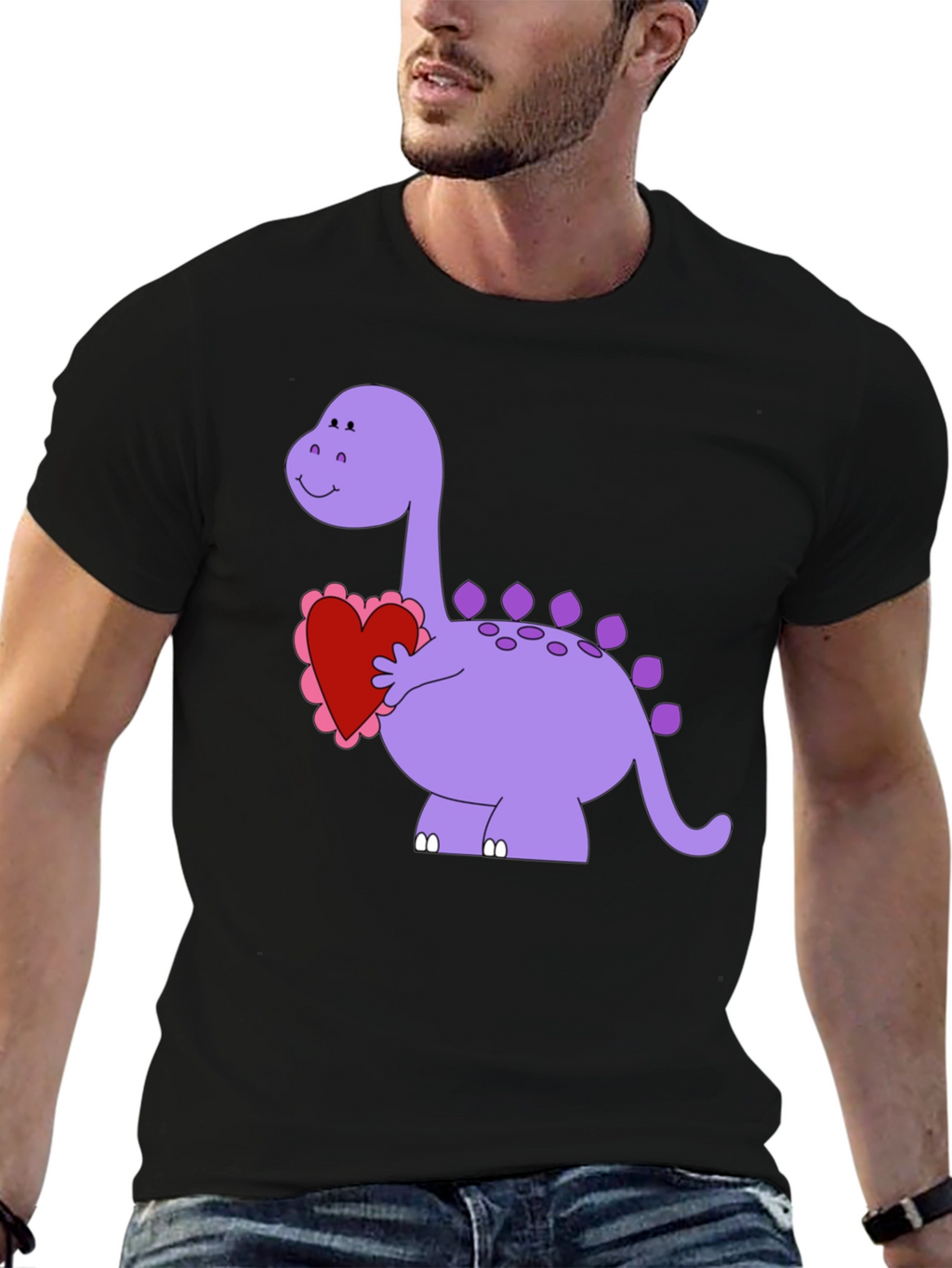 Dinosaur Love Heart T-Shirt