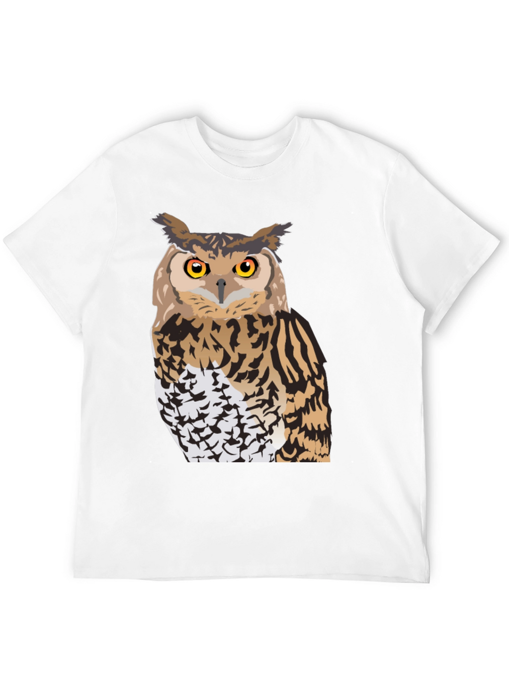 Owl Graphic Black T-Shirt