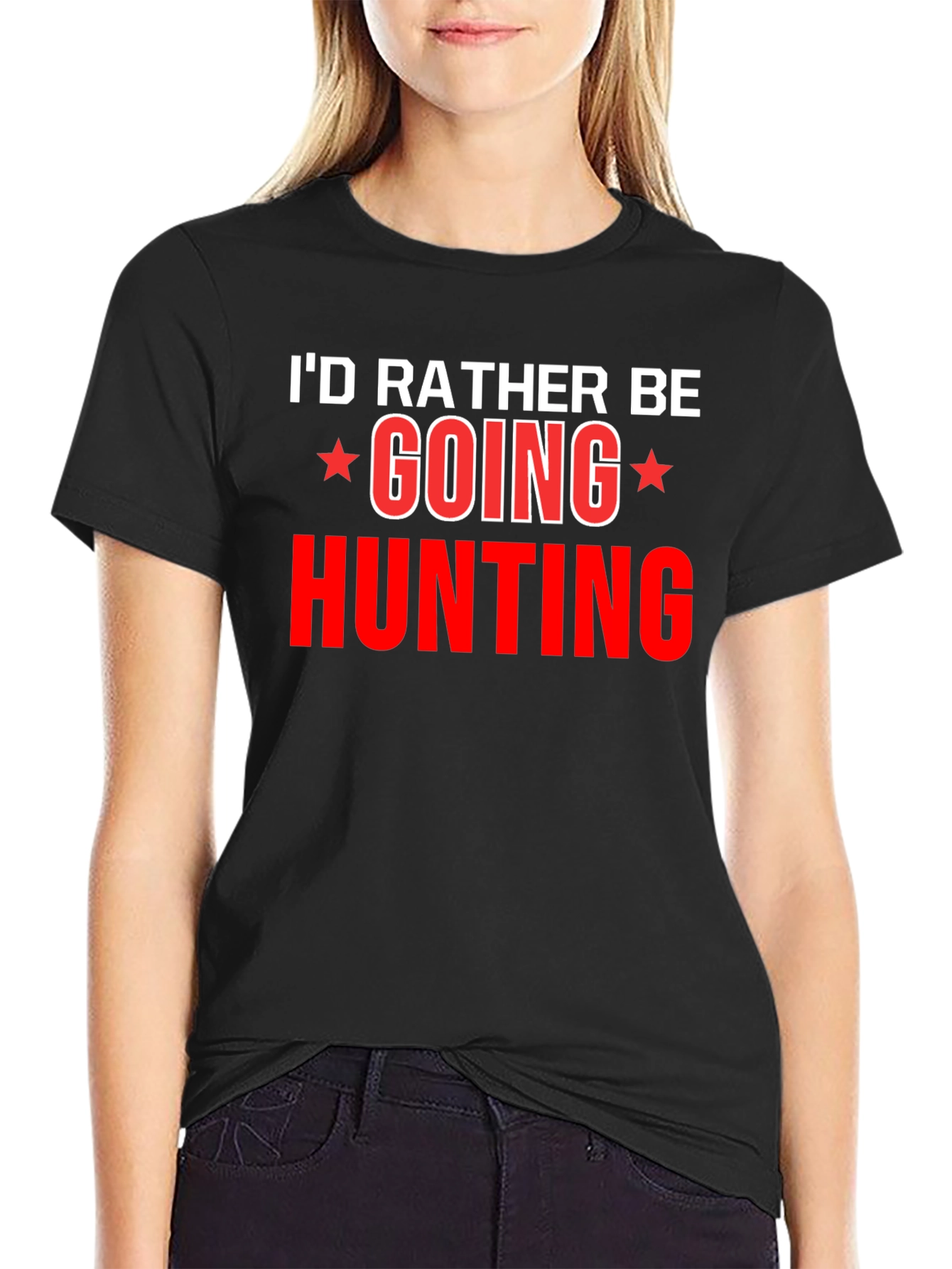 Hunting Graphic T-Shirt -  Id Rather Be Hunting