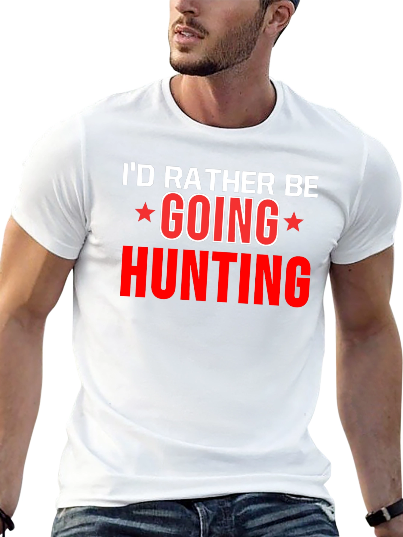 Hunting Graphic T-Shirt -  Id Rather Be Hunting