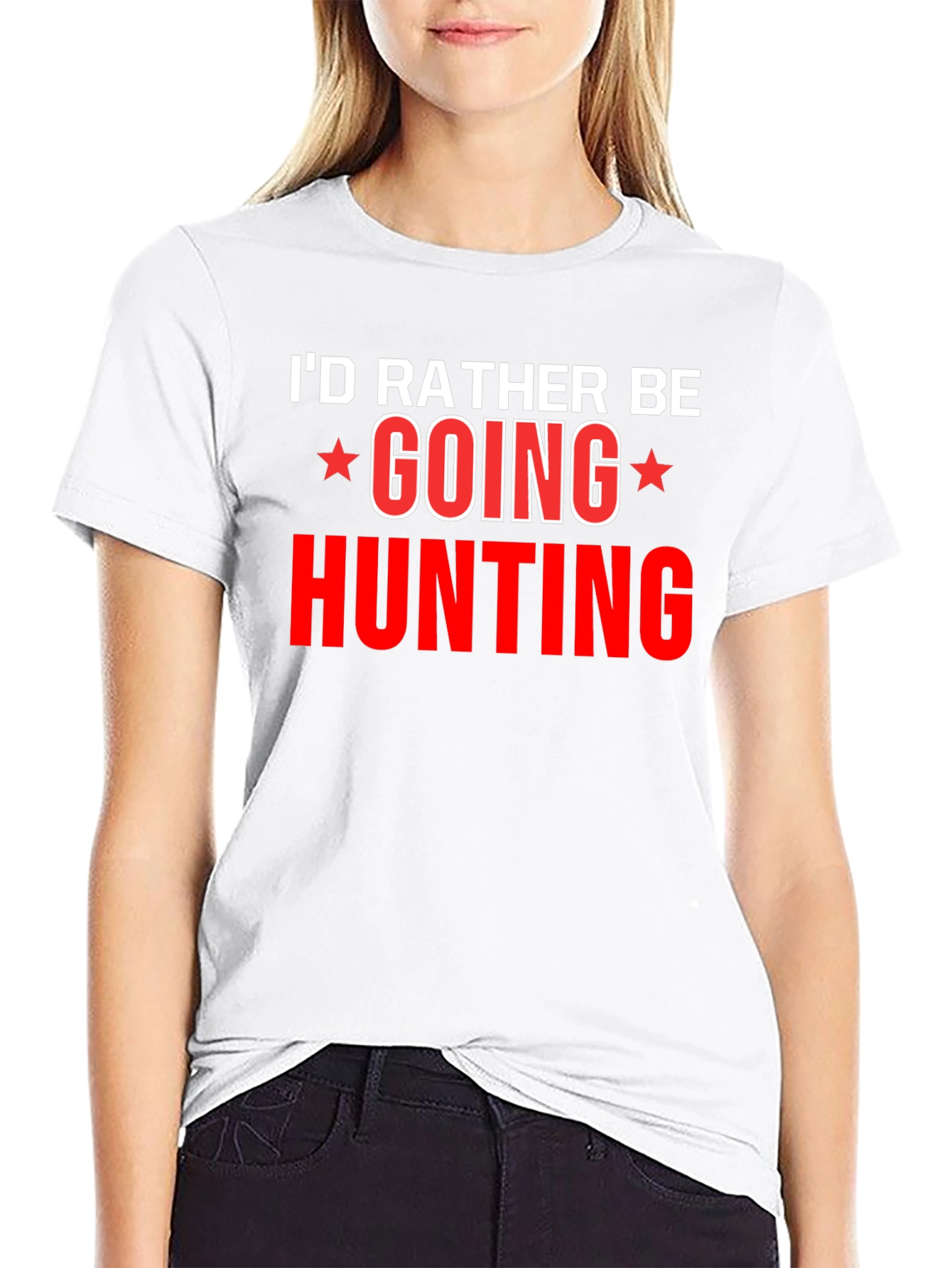 Hunting Graphic T-Shirt -  Id Rather Be Hunting