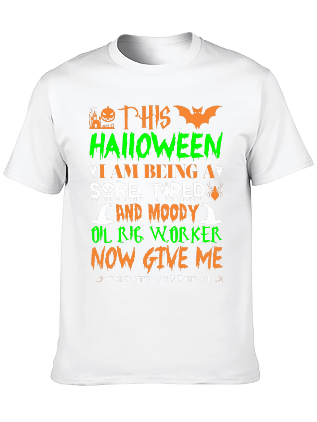 Halloween Oil Rig Worker T-Shirt