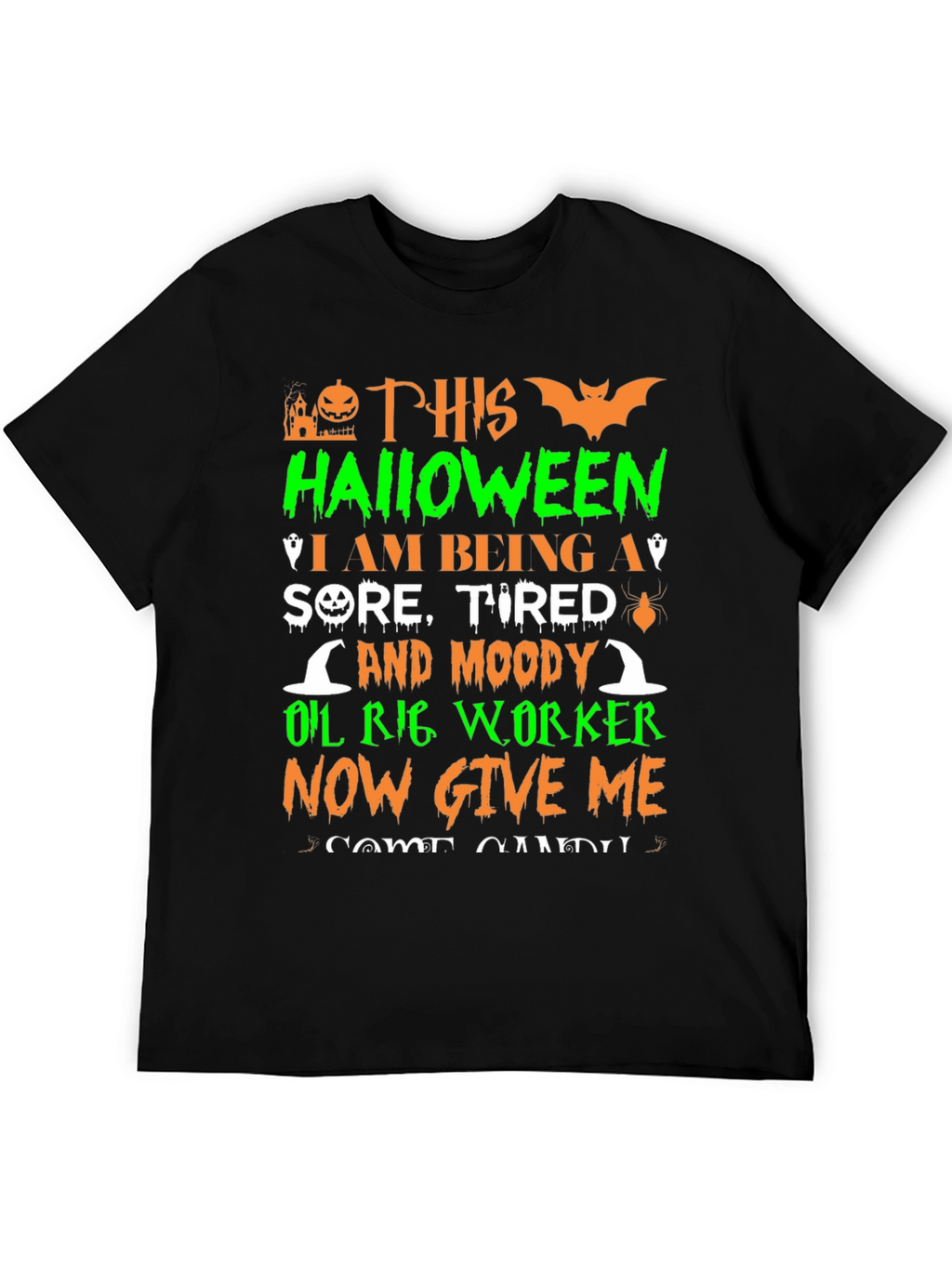 Halloween Oil Rig Worker T-Shirt