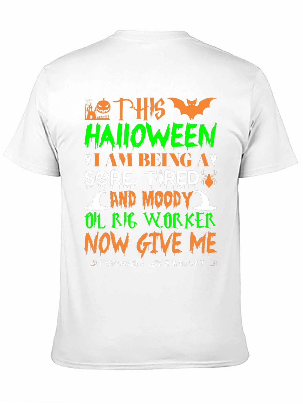 Halloween Oil Rig Worker T-Shirt