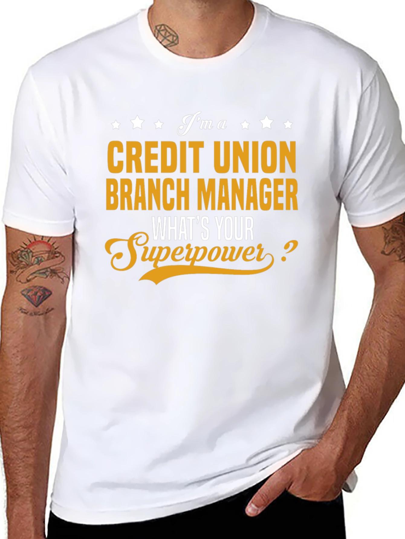 Credit Union Branch Manager Superpower T-Shirt
