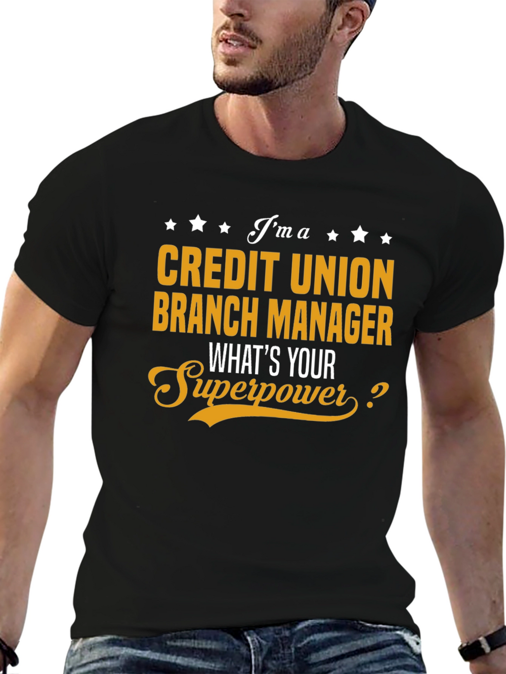 Credit Union Branch Manager Superpower T-Shirt