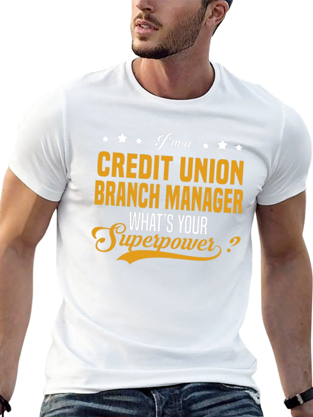 Credit Union Branch Manager Superpower T-Shirt