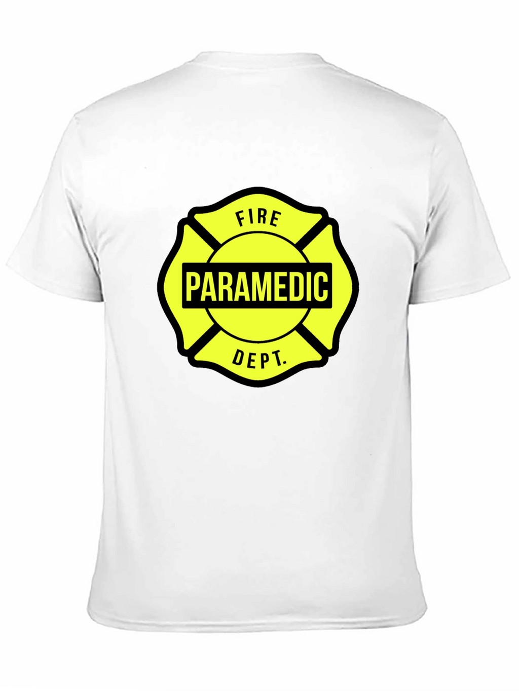 Paramedic Fire Dept T-Shirt Black