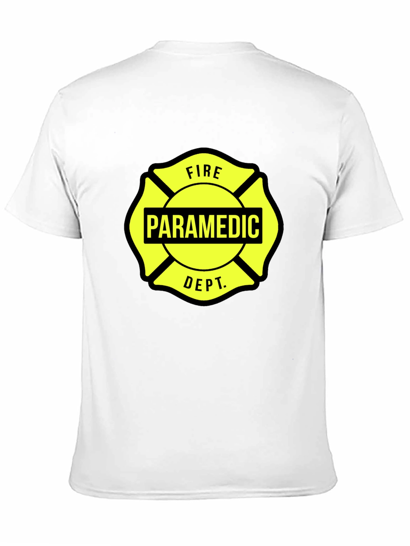 Paramedic Fire Dept T-Shirt Black