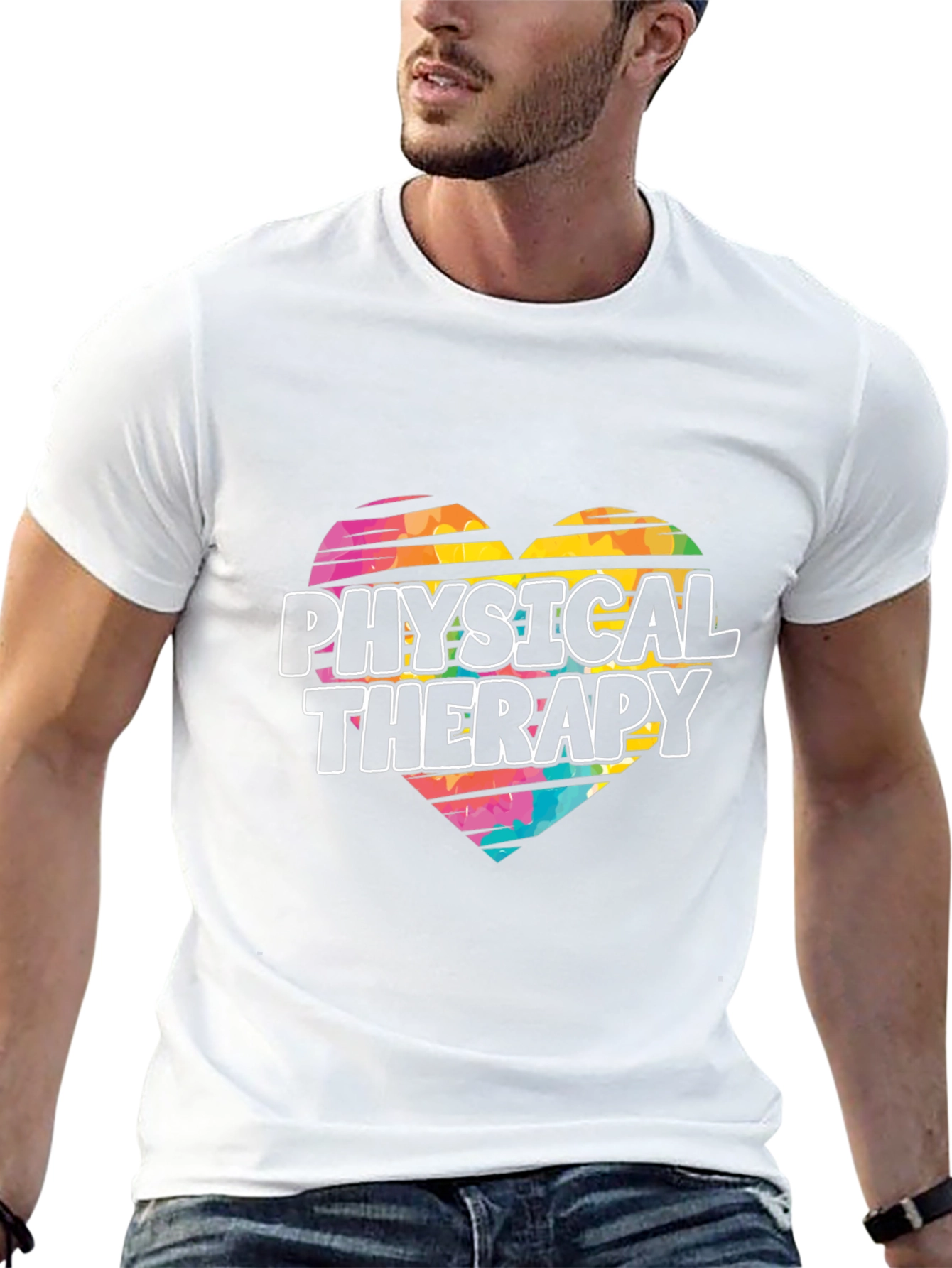Physical Therapy Heart Graphic Tee