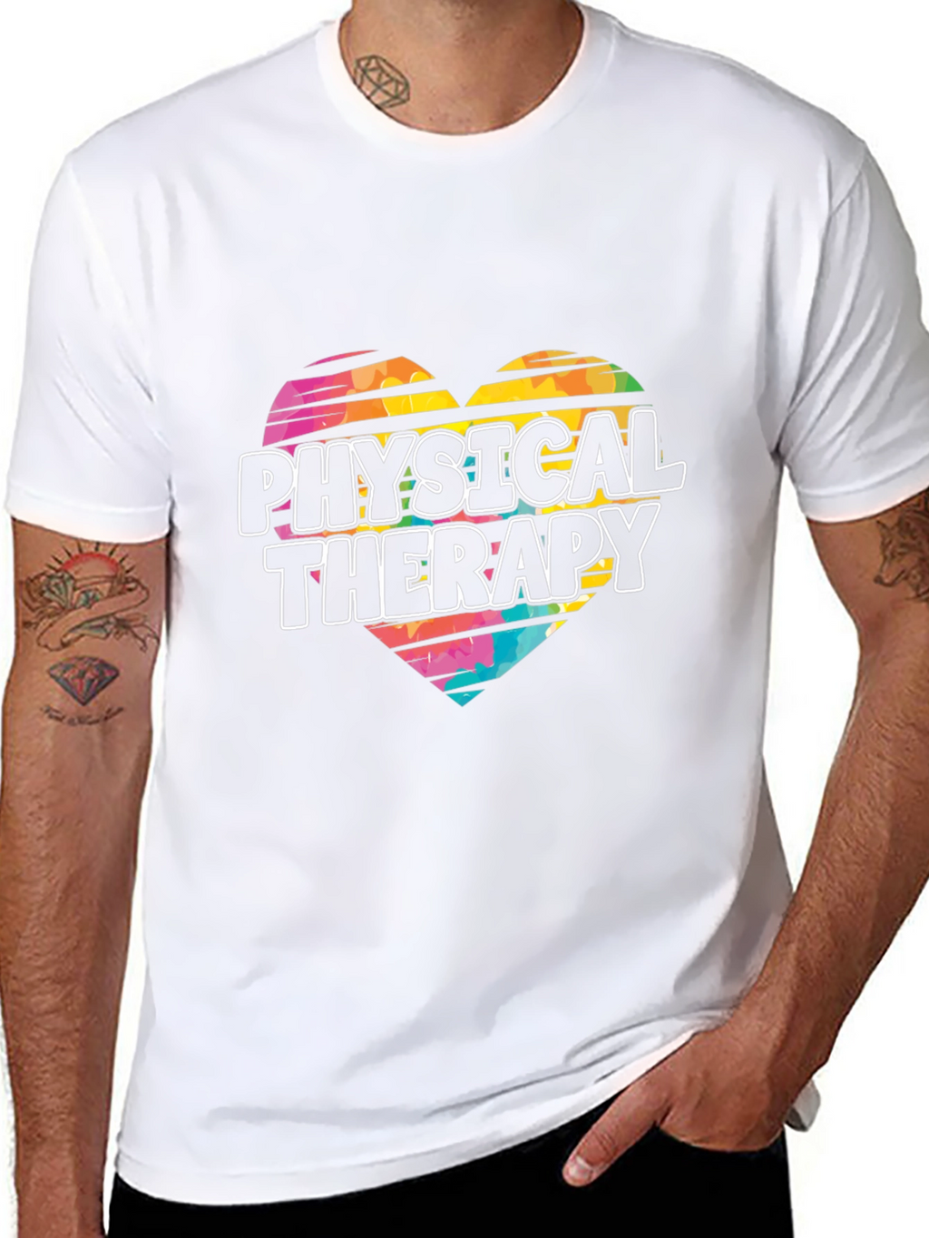 Physical Therapy Heart Graphic Tee