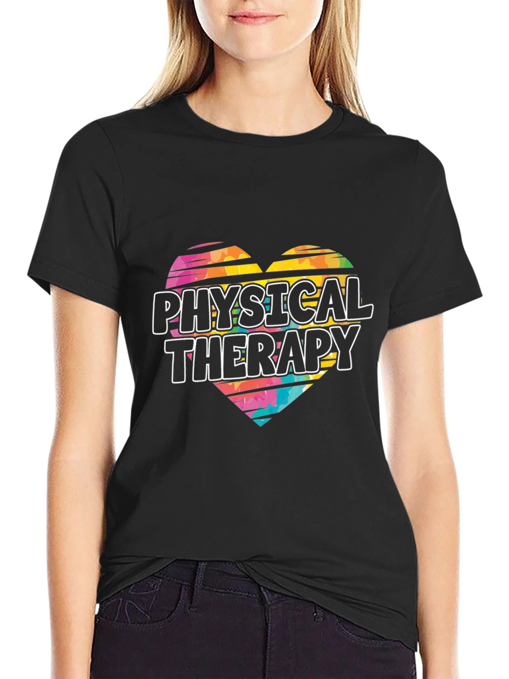 Physical Therapy Heart Graphic Tee