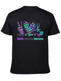 Peace Love Life Suicide Prevention Awareness T-Shirt
