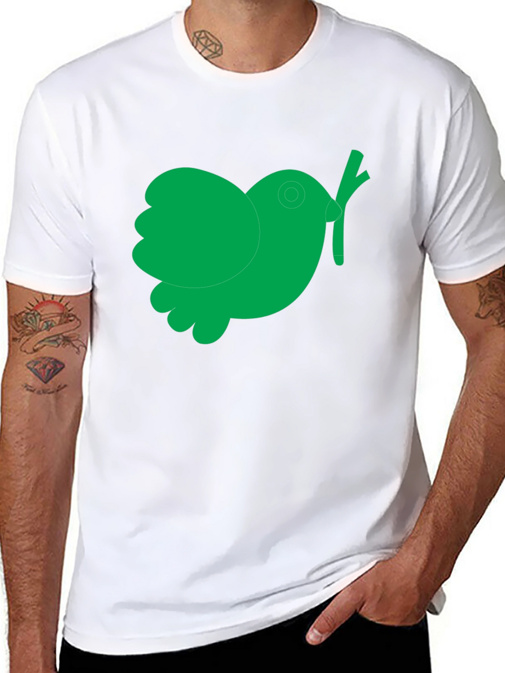 Dove Graphic Tee - Peace and Style