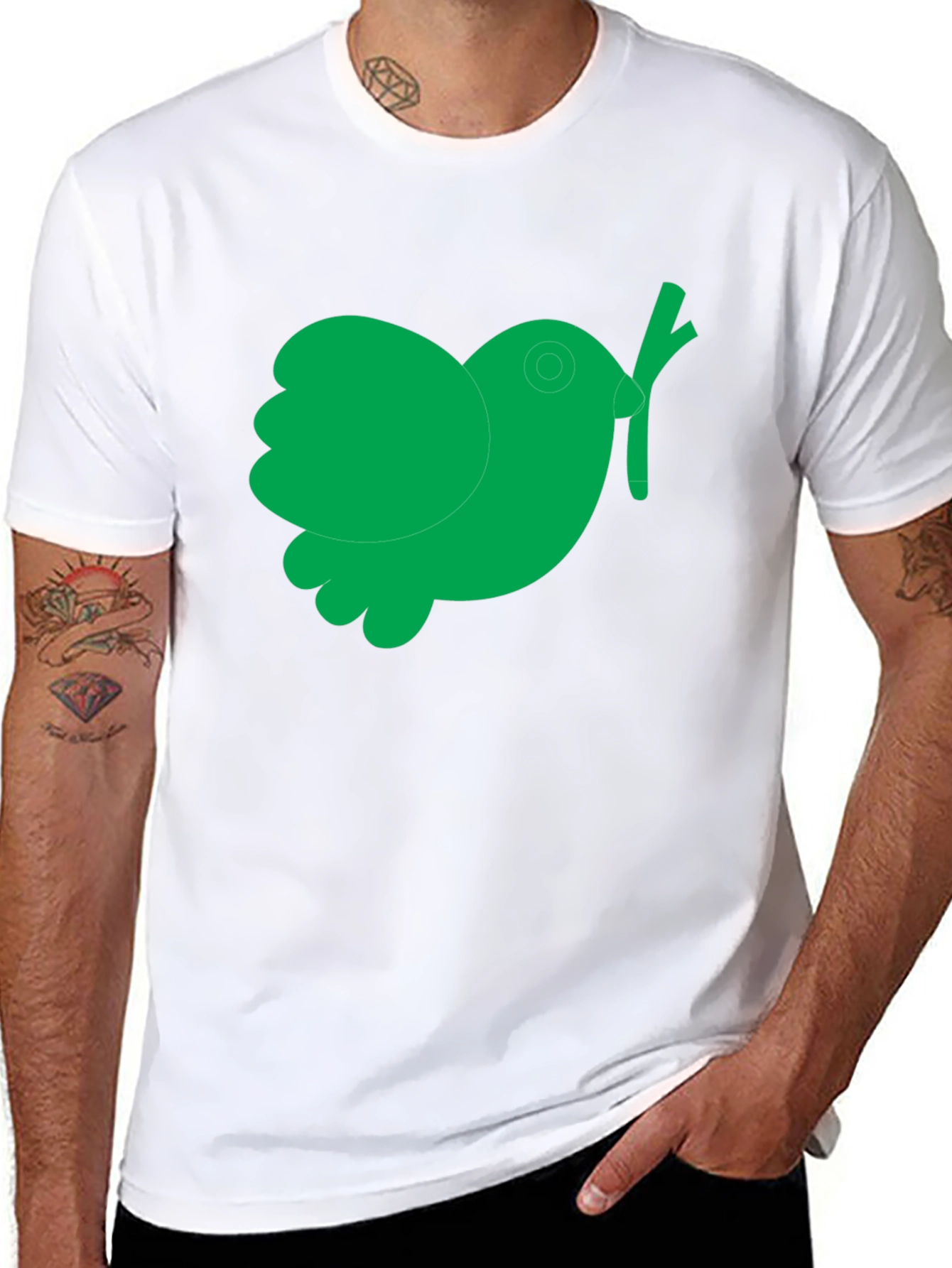 Dove Graphic Tee - Peace and Style