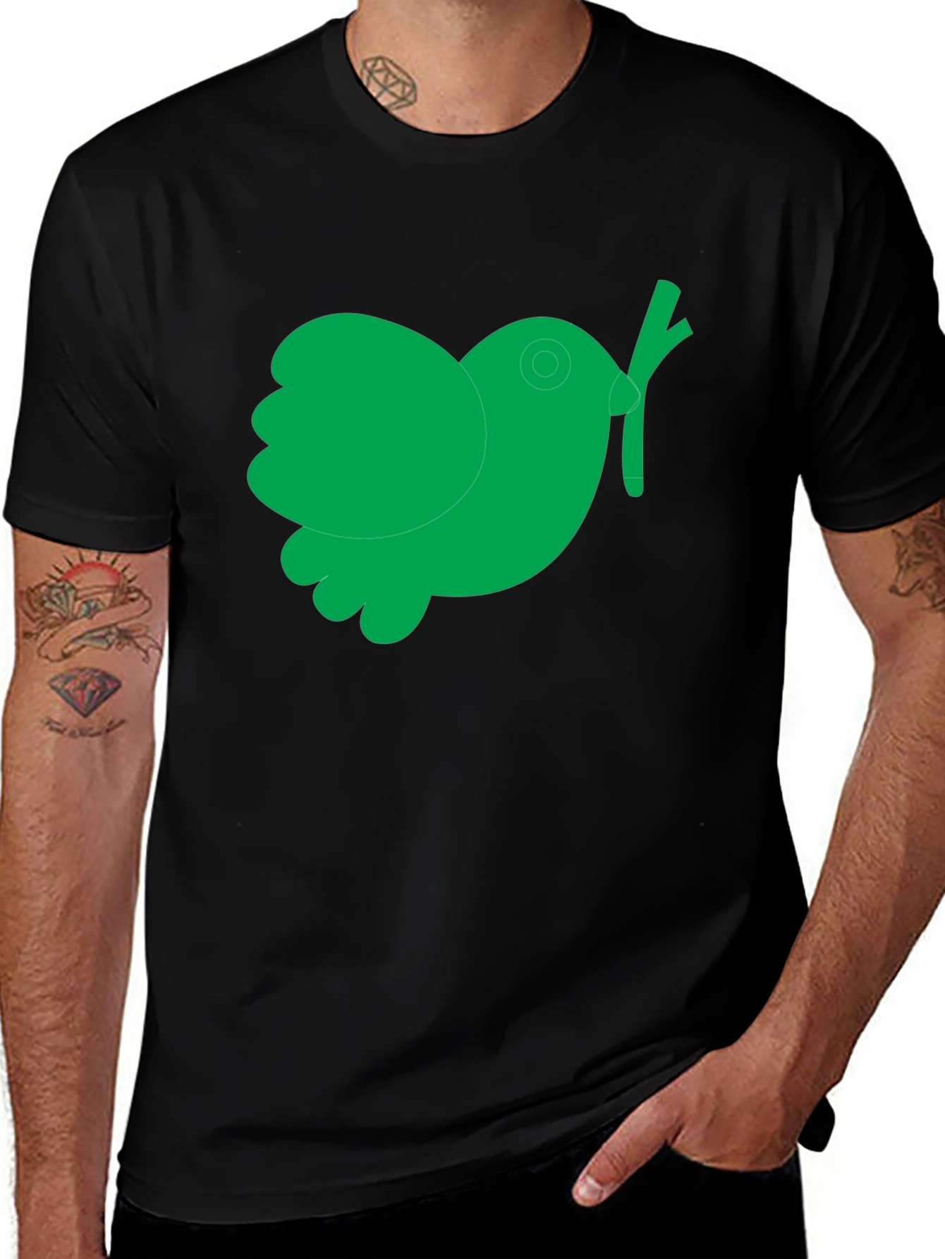 Dove Graphic Tee - Peace and Style