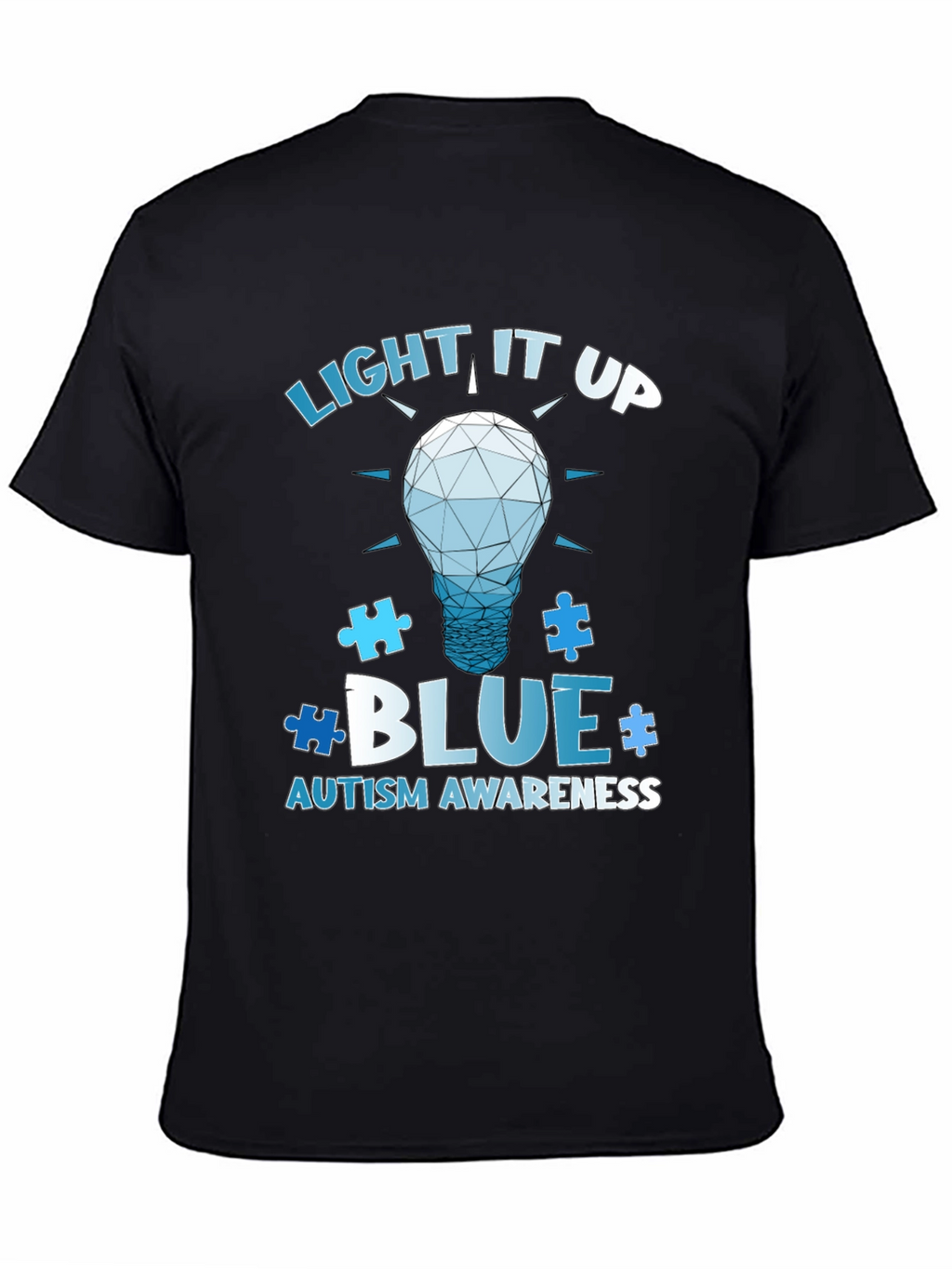 Autism Awareness T-Shirt - Light It Up Blue