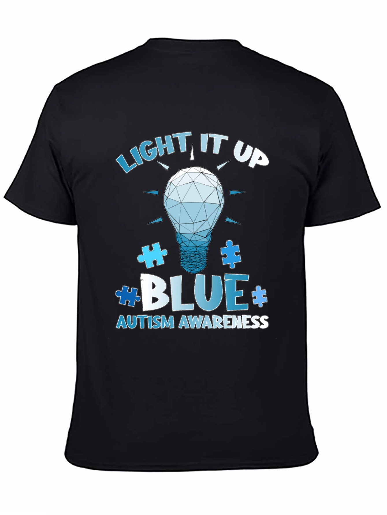 Autism Awareness T-Shirt - Light It Up Blue
