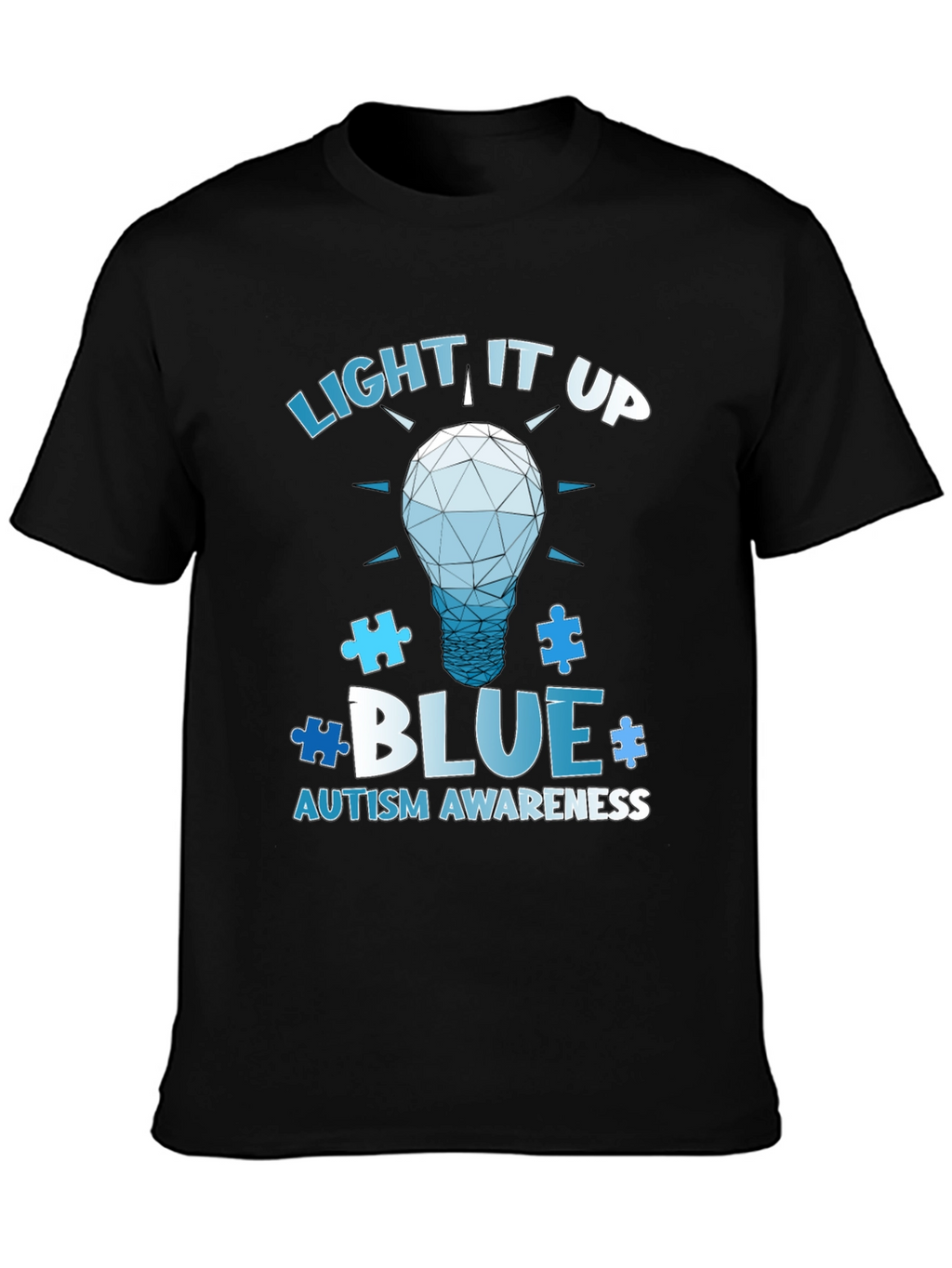 Autism Awareness T-Shirt - Light It Up Blue