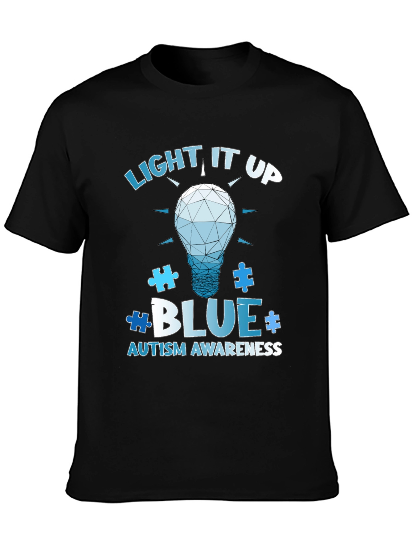 Autism Awareness T-Shirt - Light It Up Blue