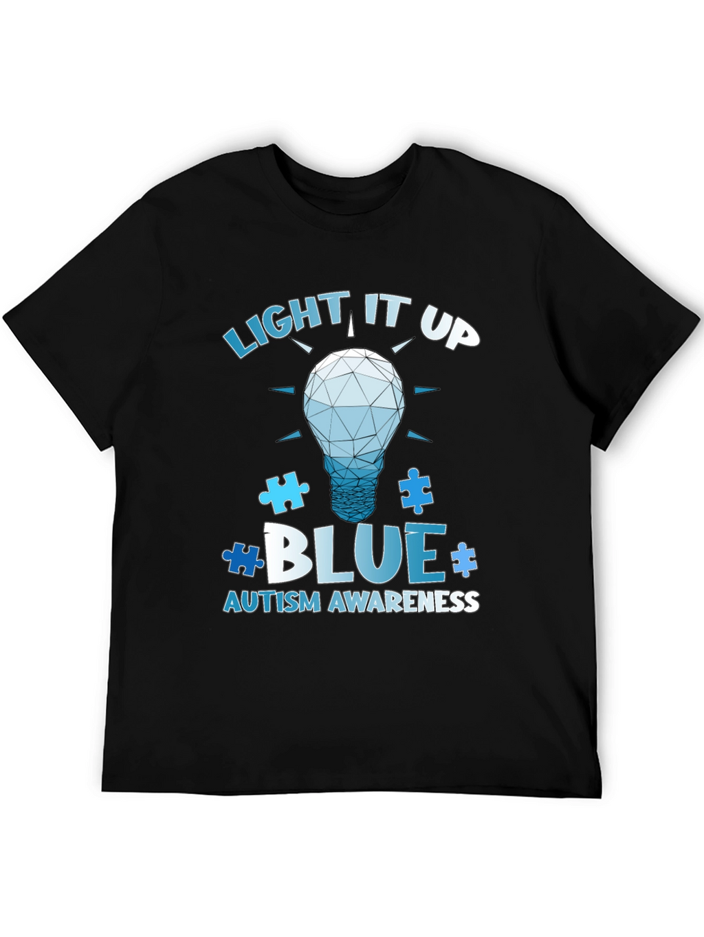 Autism Awareness T-Shirt - Light It Up Blue
