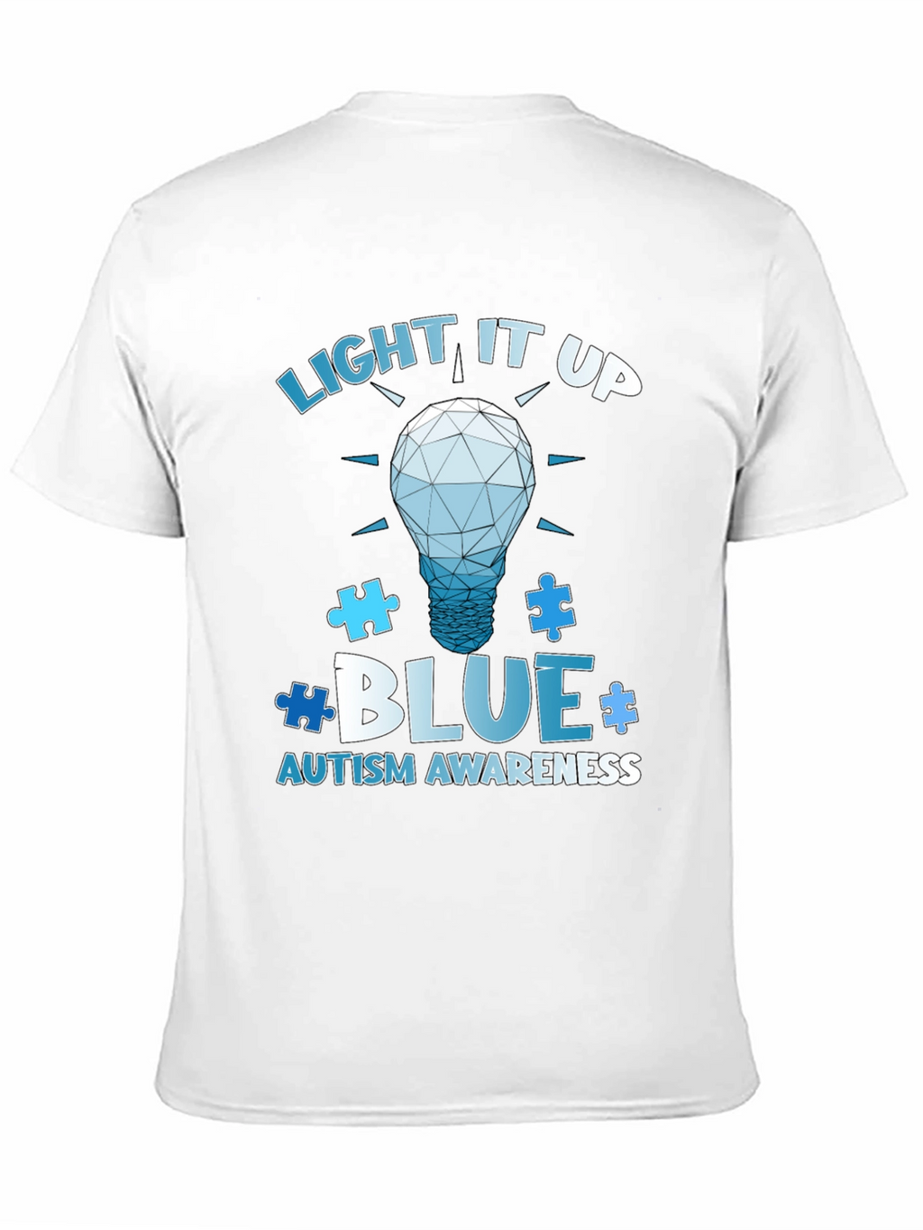 Autism Awareness T-Shirt - Light It Up Blue