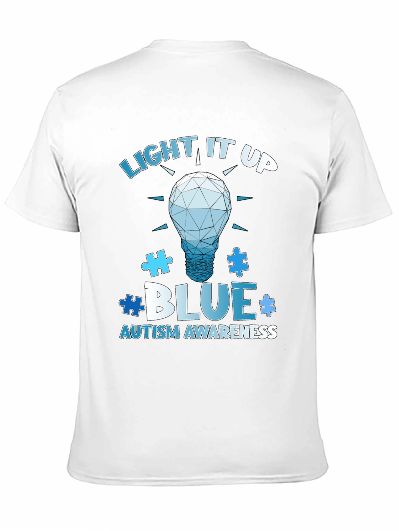 Autism Awareness T-Shirt - Light It Up Blue