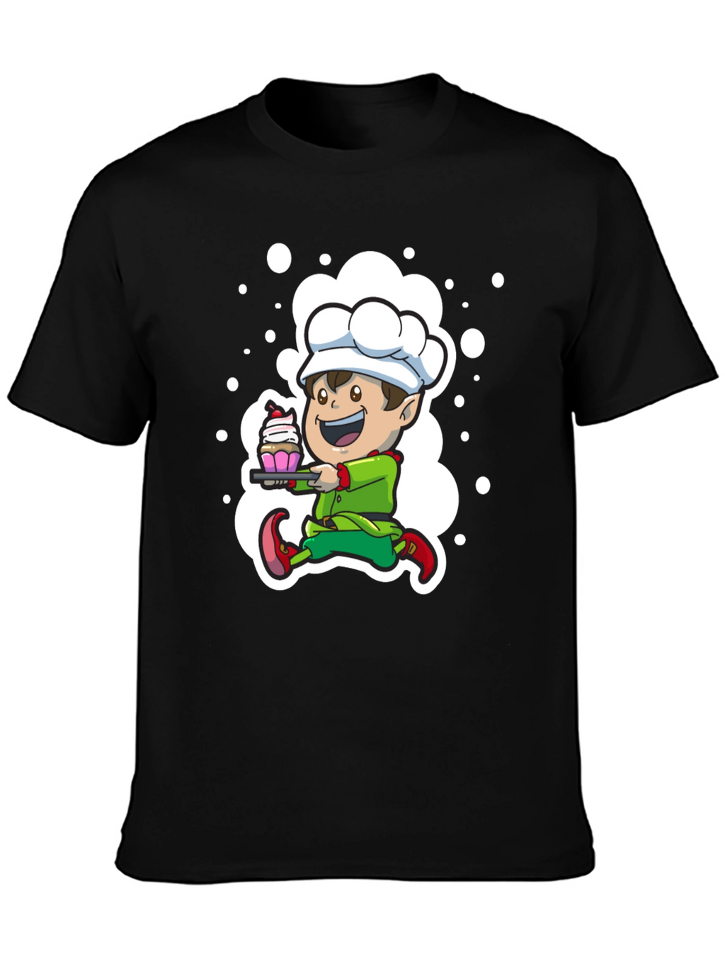 Chef Elf T-Shirt - Whimsical Holiday Design