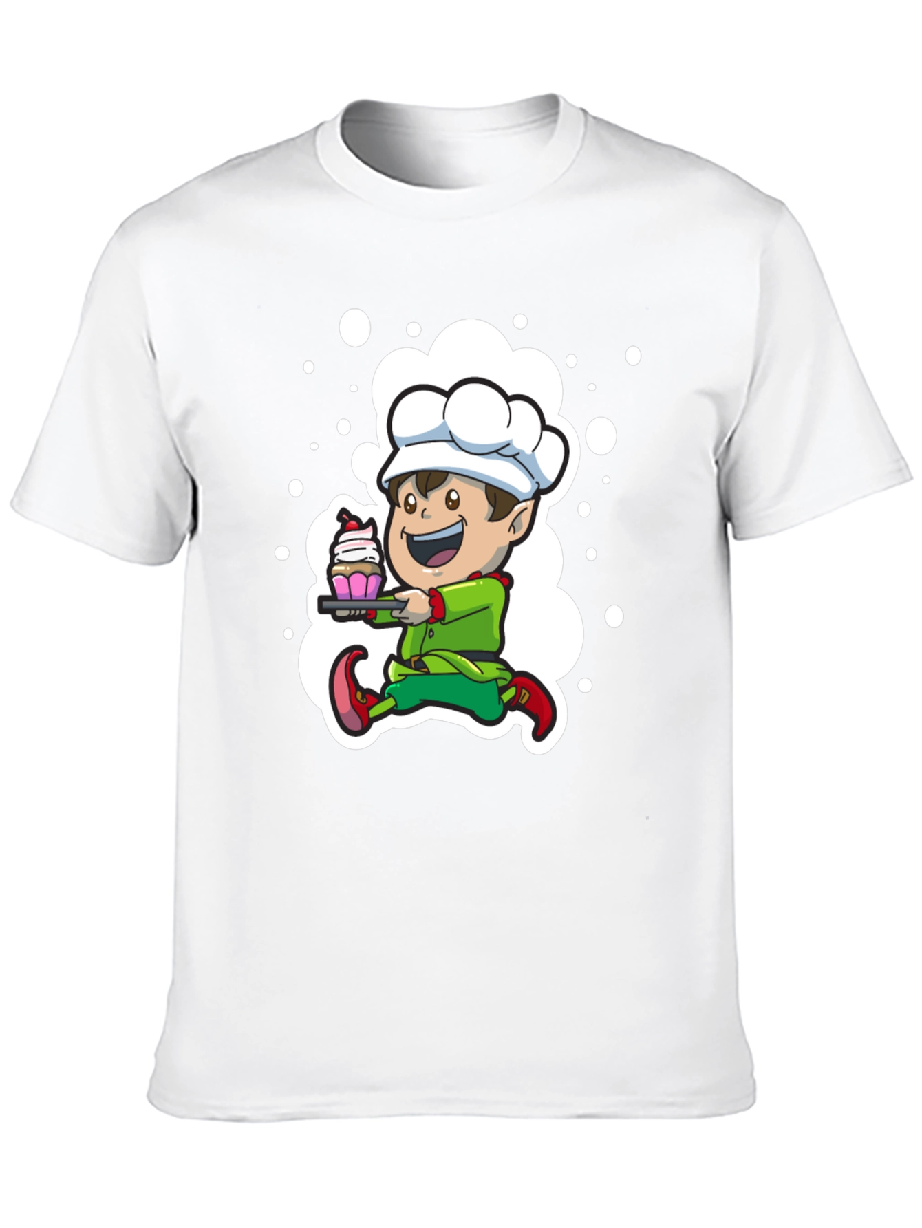 Chef Elf T-Shirt - Whimsical Holiday Design