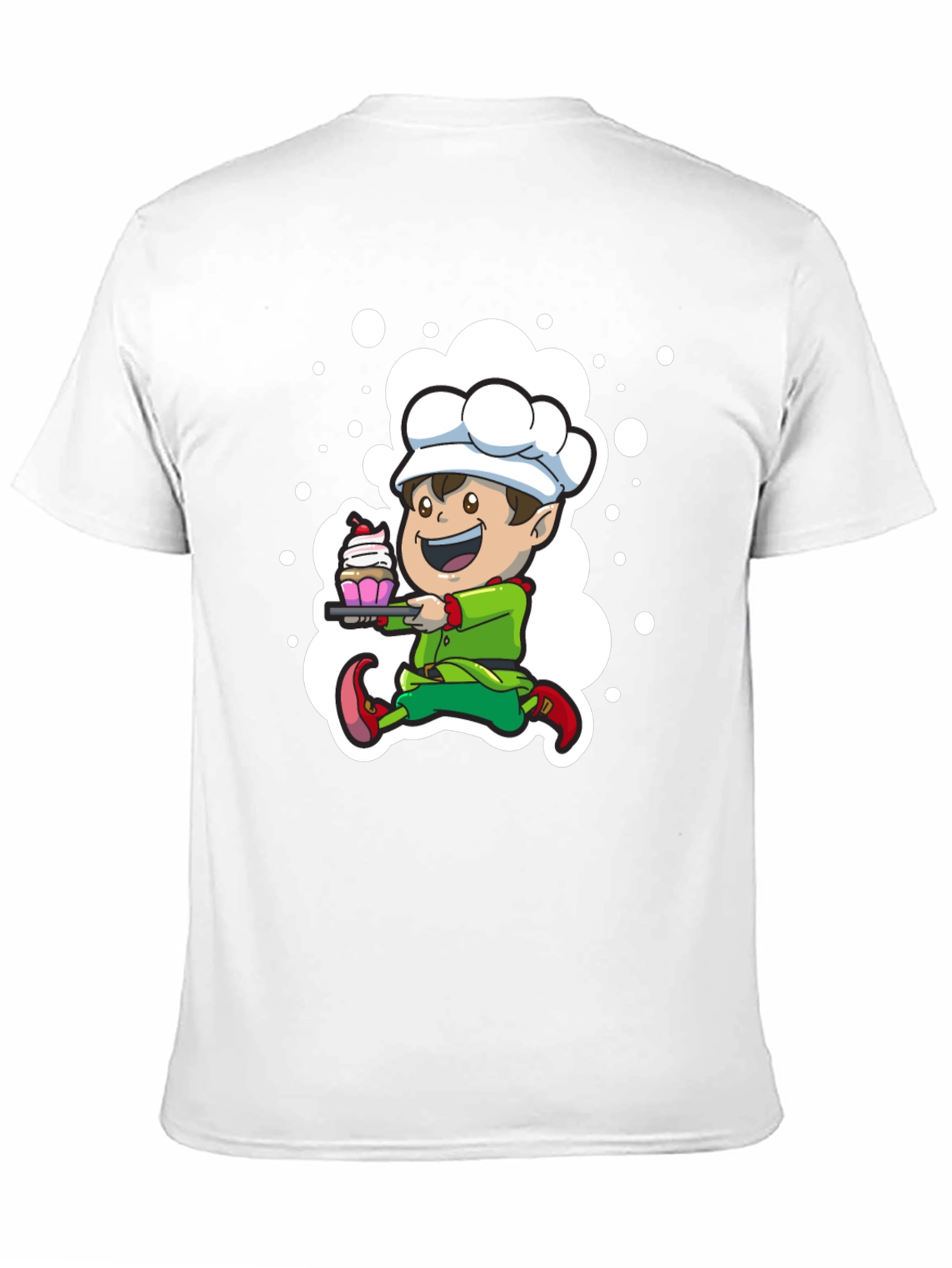 Chef Elf T-Shirt - Whimsical Holiday Design