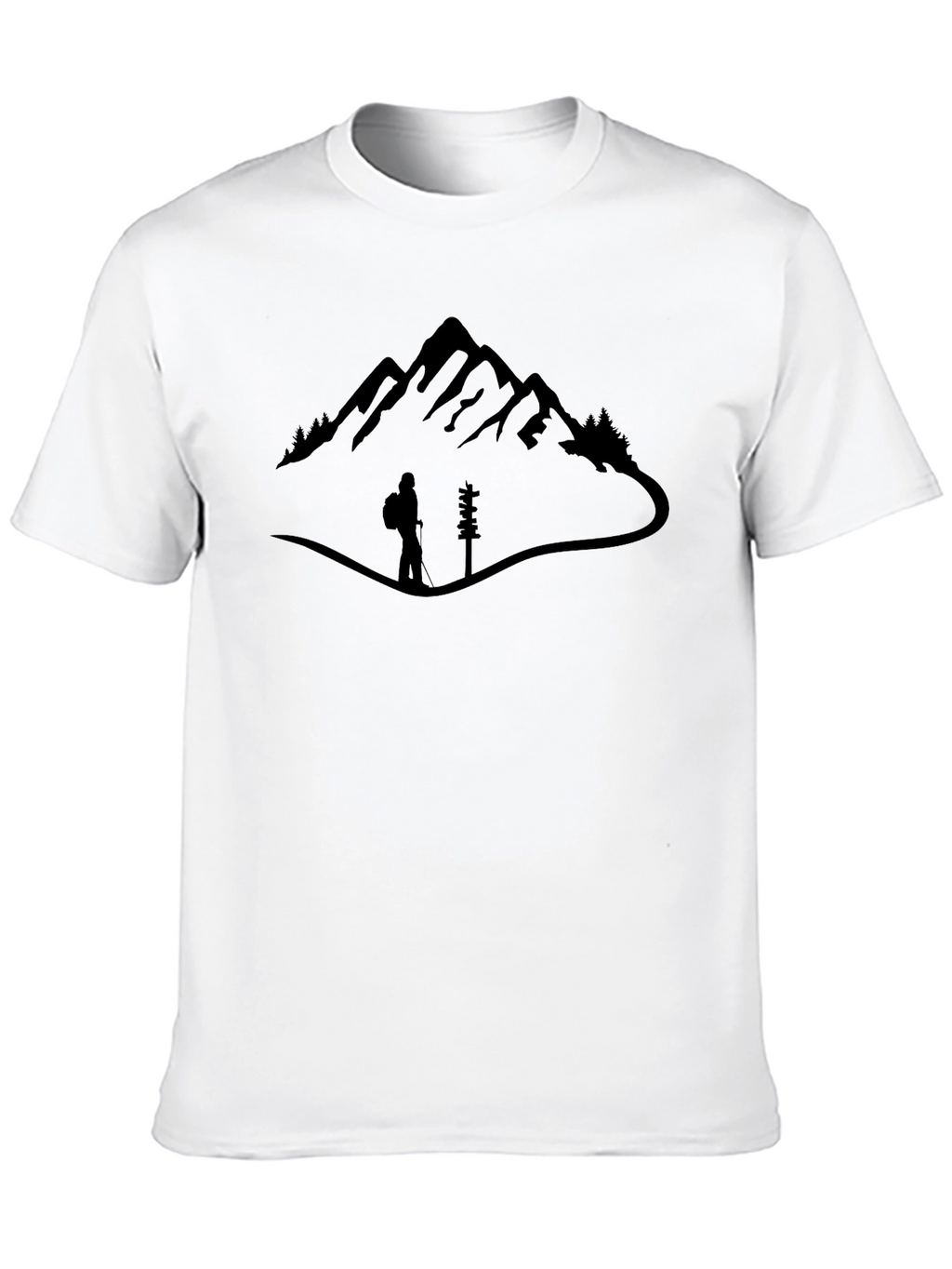 Mountain Hiker Graphic Tee - Adventure Awaits!