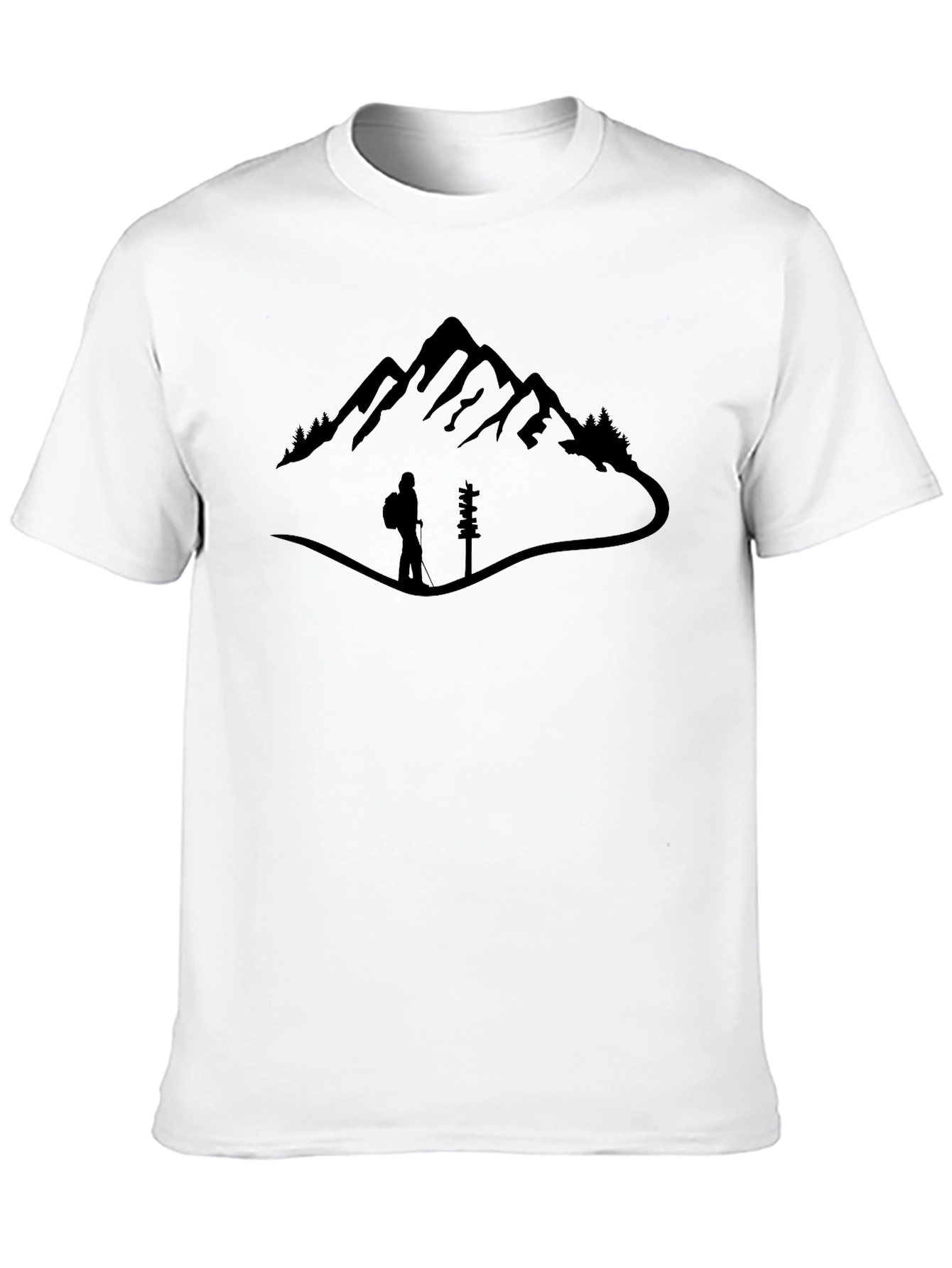 Mountain Hiker Graphic Tee - Adventure Awaits!