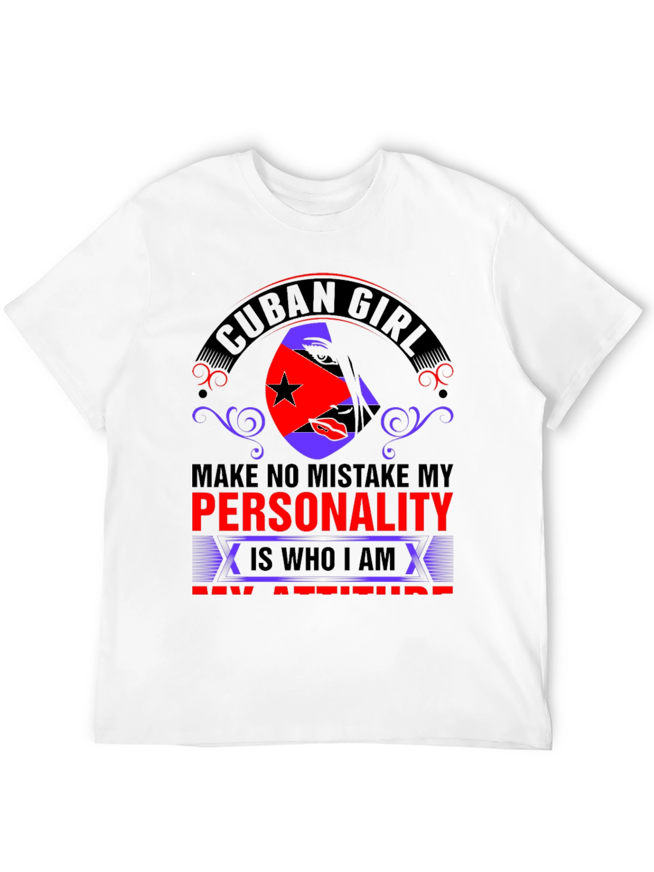 Cuban Girl Attitude Graphic Tee