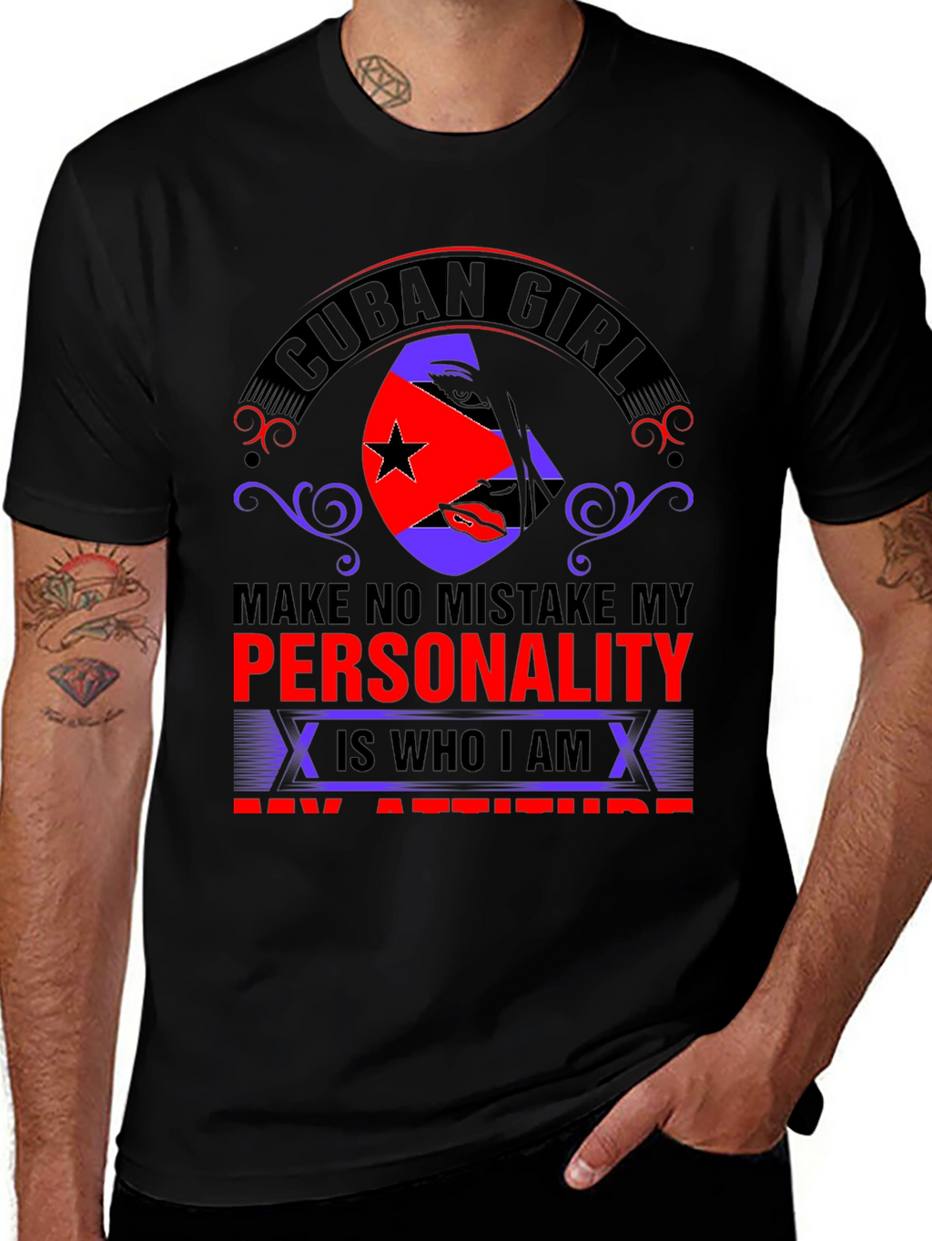 Cuban Girl Attitude Graphic Tee