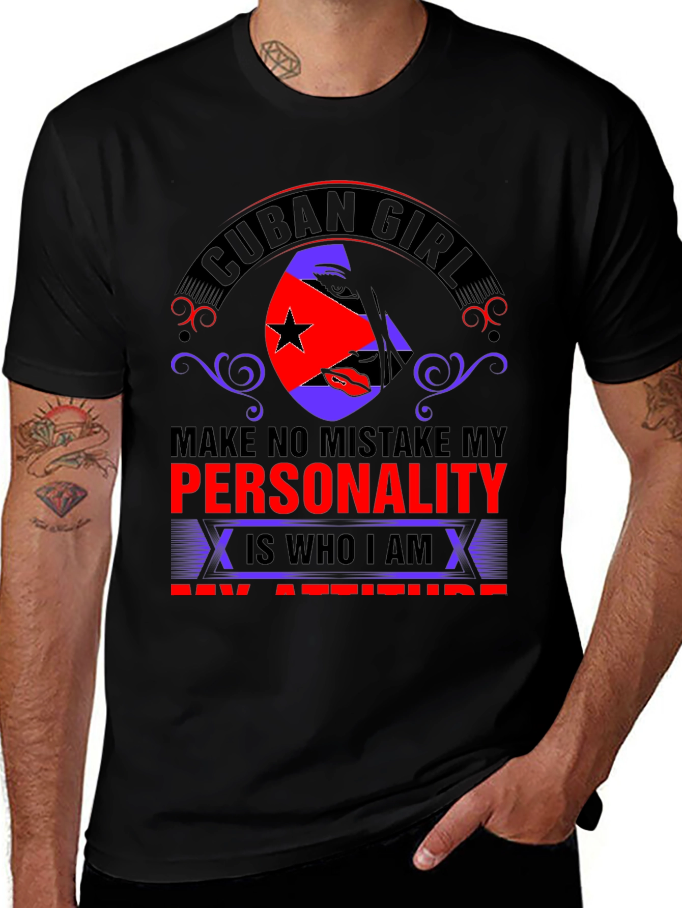 Cuban Girl Attitude Graphic Tee