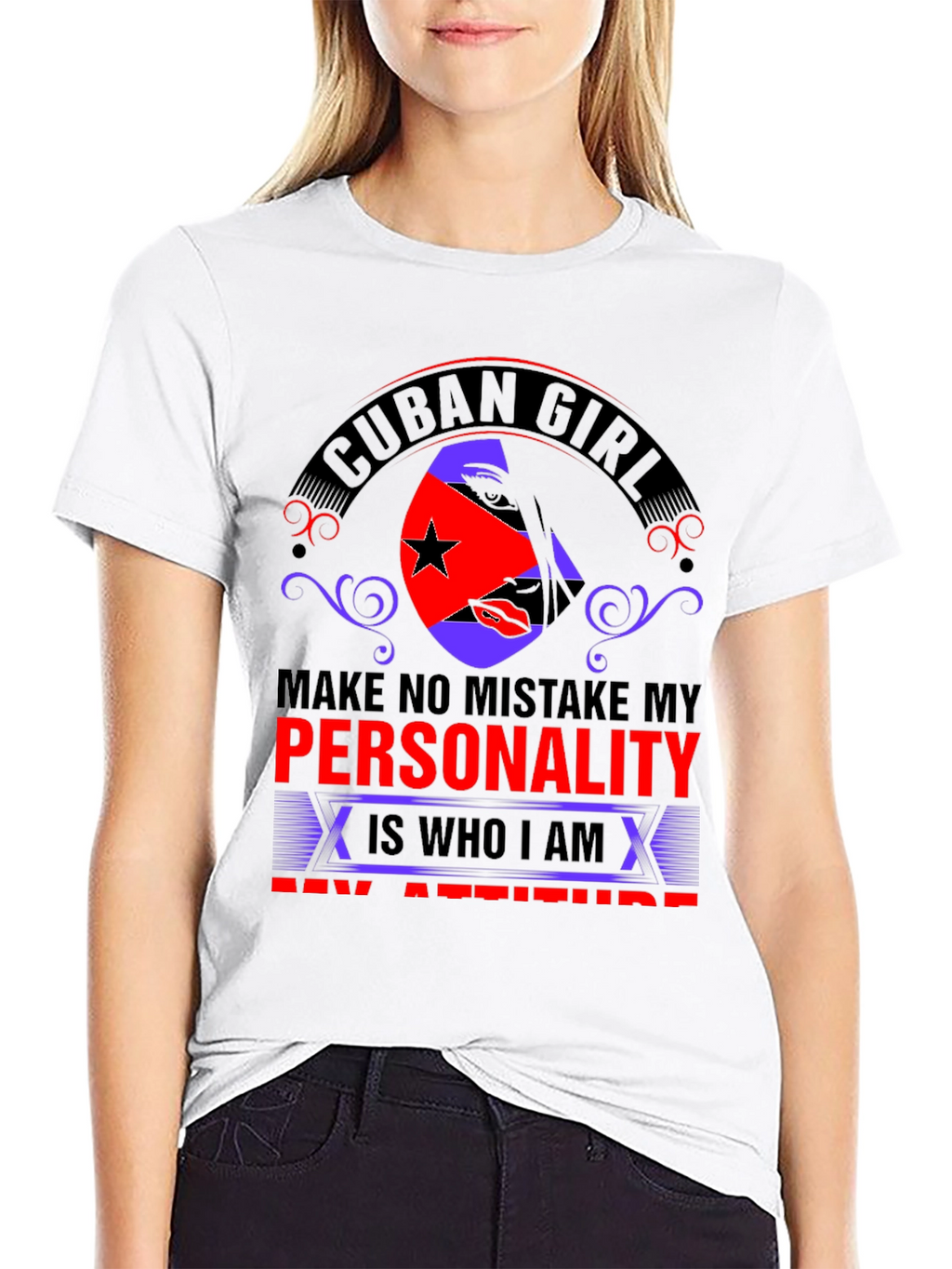 Cuban Girl Attitude Graphic Tee