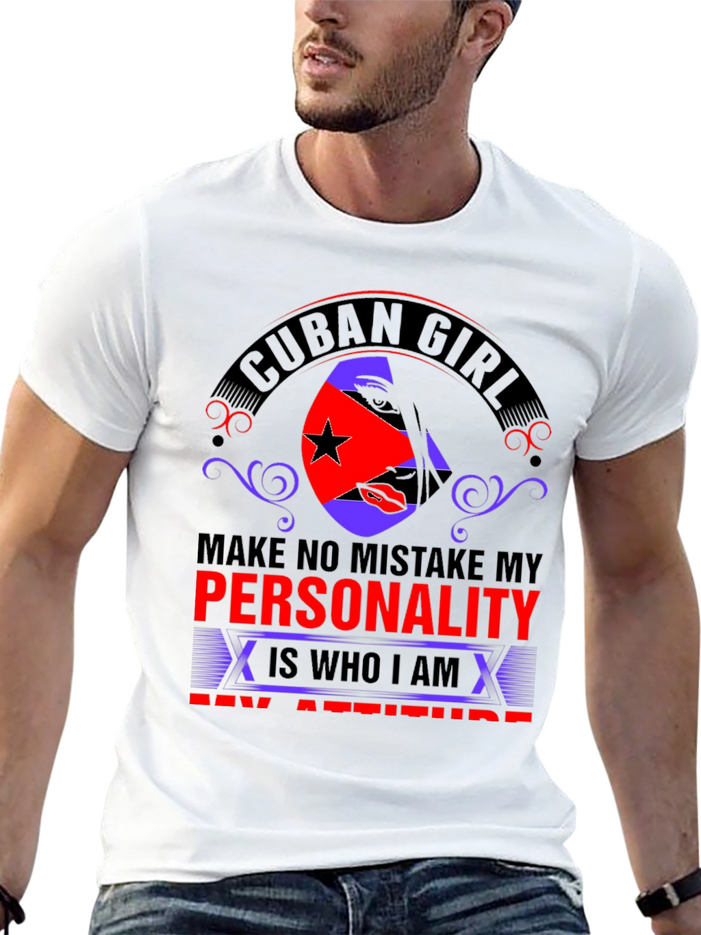 Cuban Girl Attitude Graphic Tee