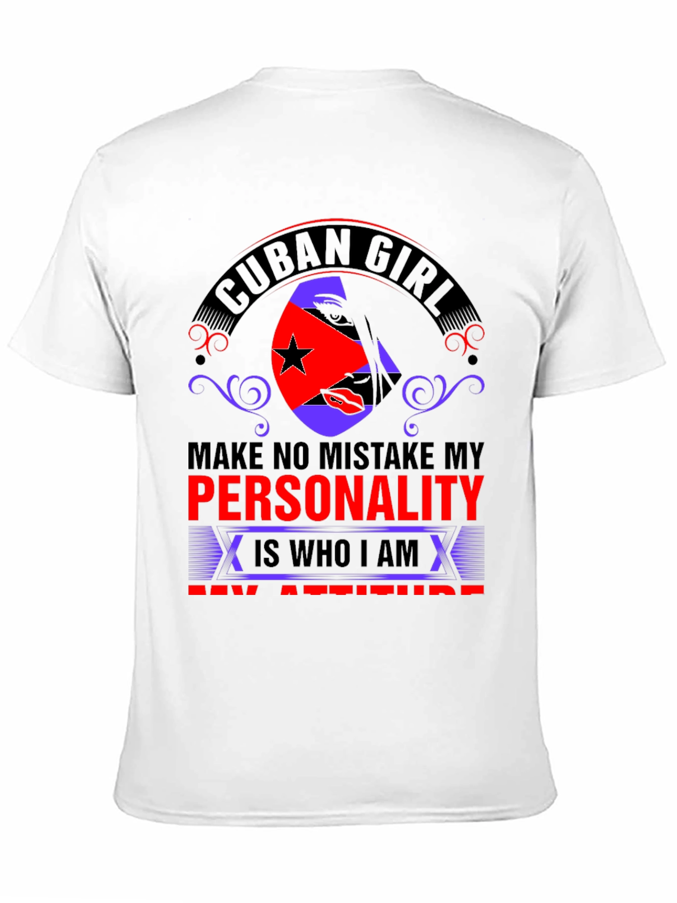 Cuban Girl Attitude Graphic Tee