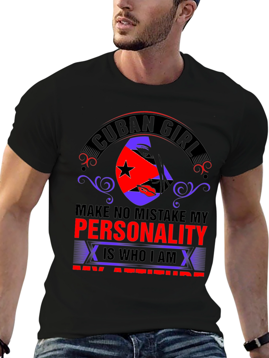 Cuban Girl Attitude Graphic Tee