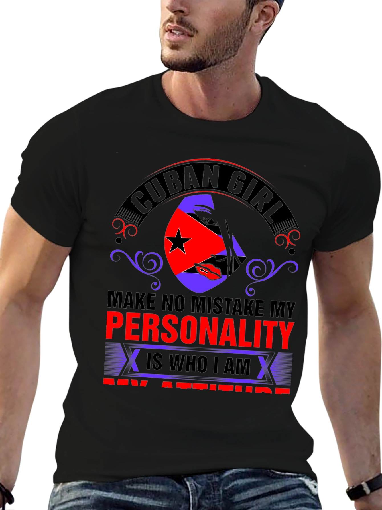 Cuban Girl Attitude Graphic Tee