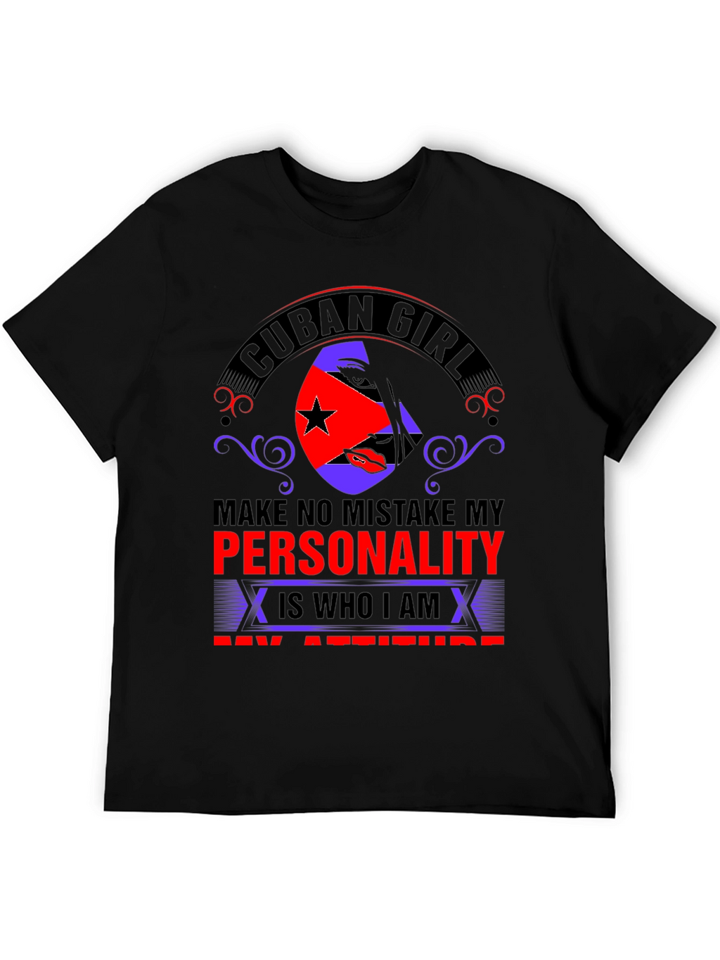 Cuban Girl Attitude Graphic Tee