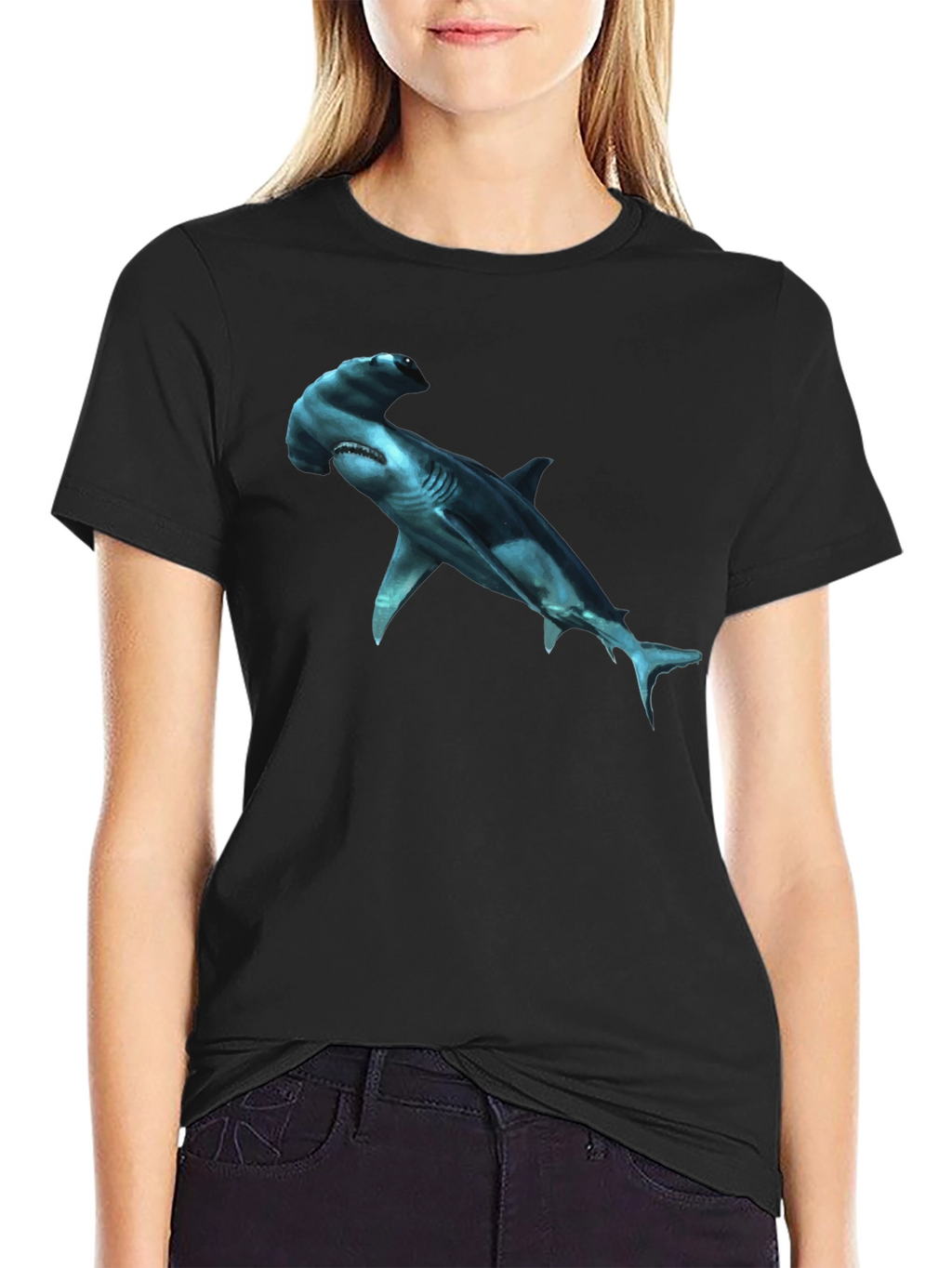 Hammerhead Shark Graphic T-Shirt