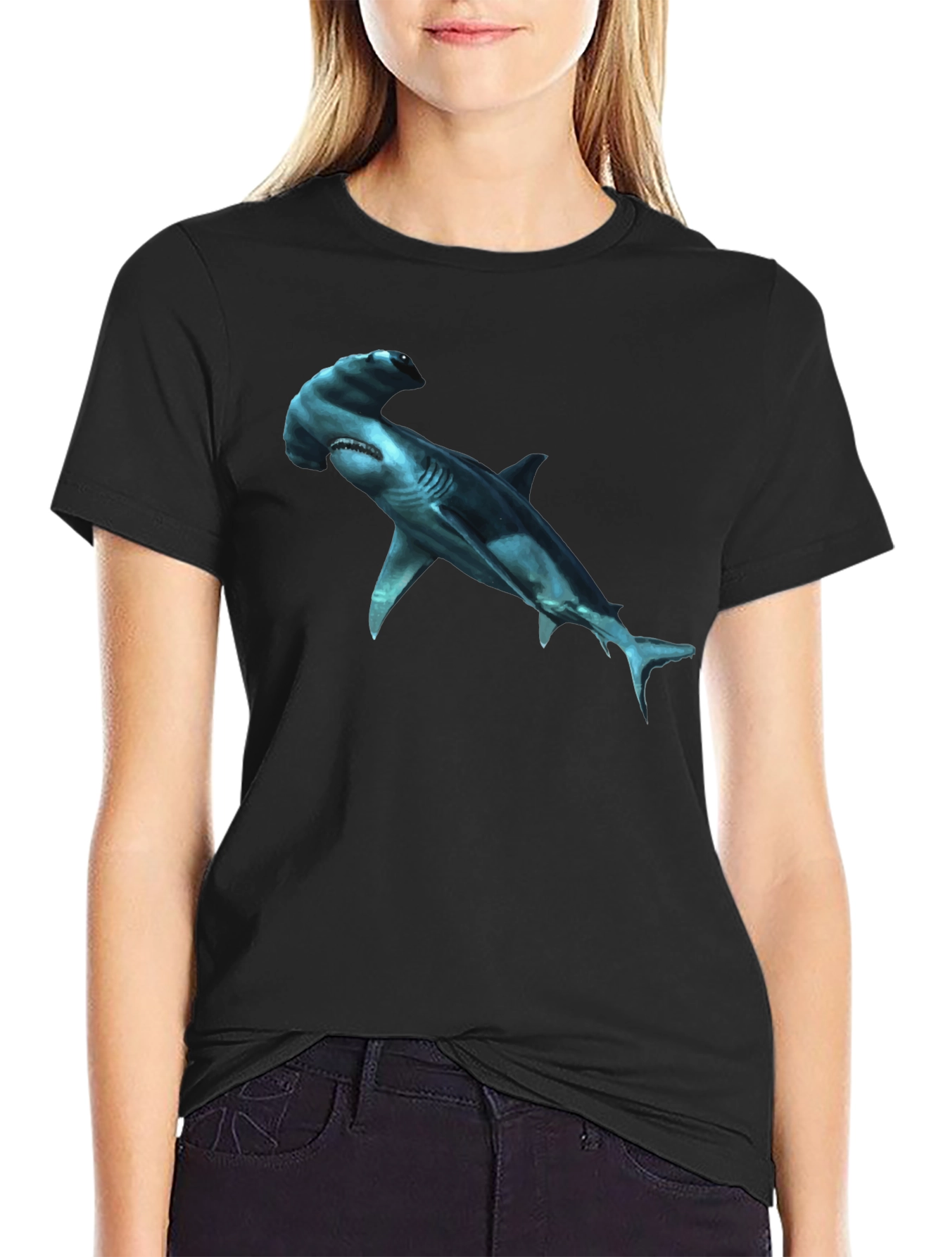 Hammerhead Shark Graphic T-Shirt