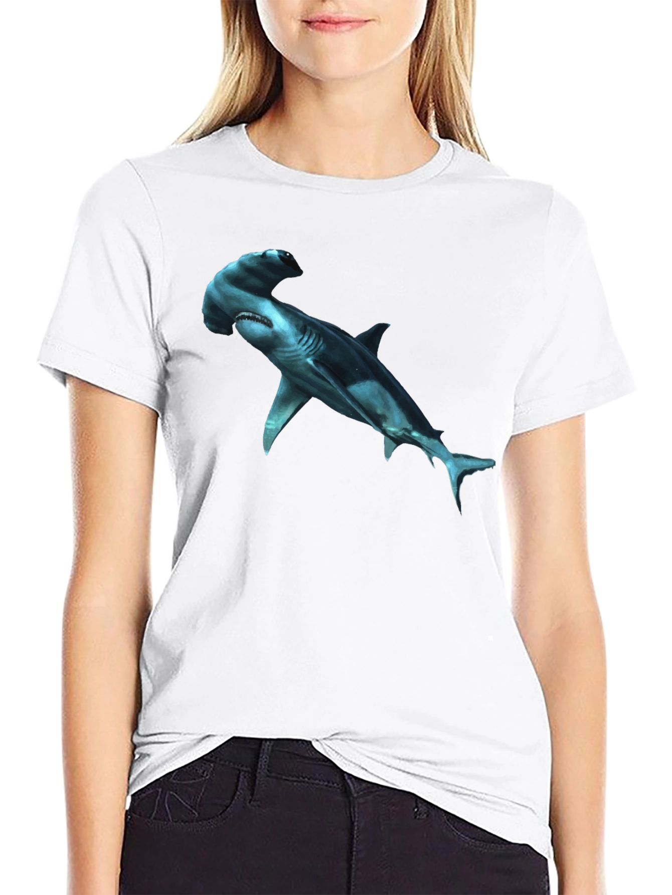 Hammerhead Shark Graphic T-Shirt