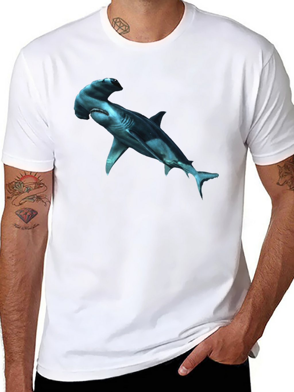 Hammerhead Shark Graphic T-Shirt