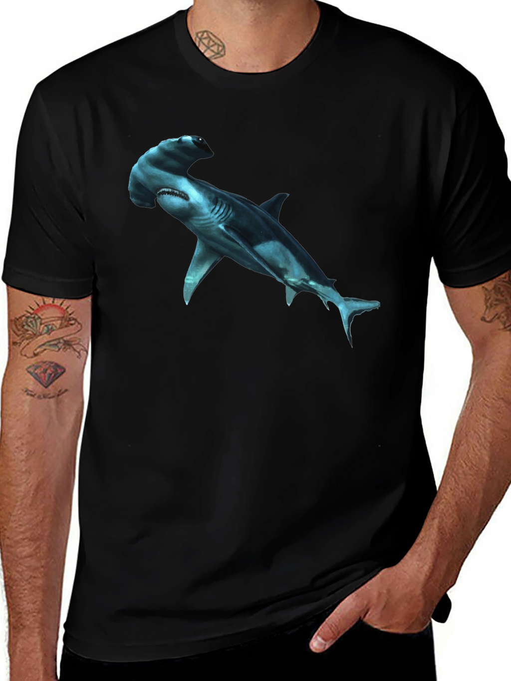 Hammerhead Shark Graphic T-Shirt