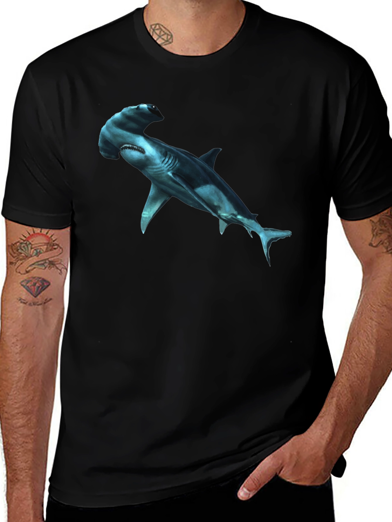 Hammerhead Shark Graphic T-Shirt